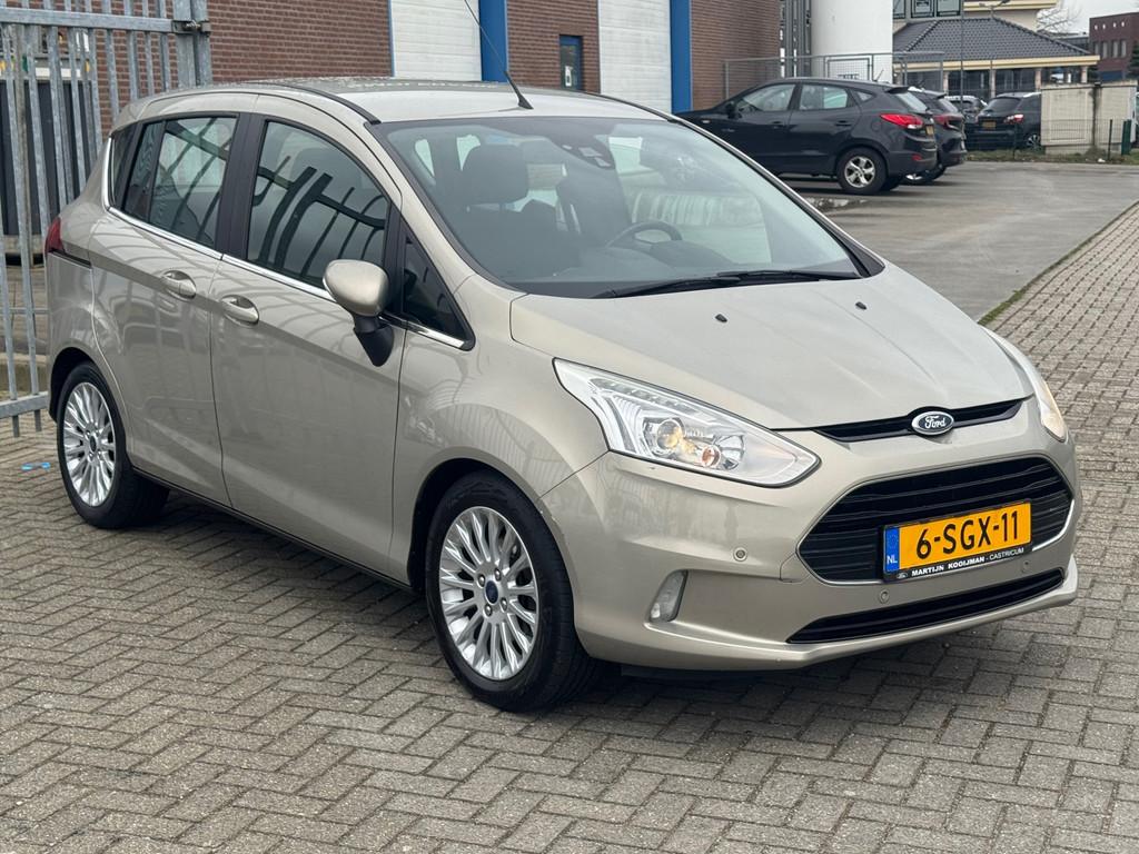 Ford B-Max 1.0 EcoBoost Titanium NL AUTO NAP! Camera l Navi, Voorwielaandrijving, Euro 5, Gebruikt, Origineel Nederlands