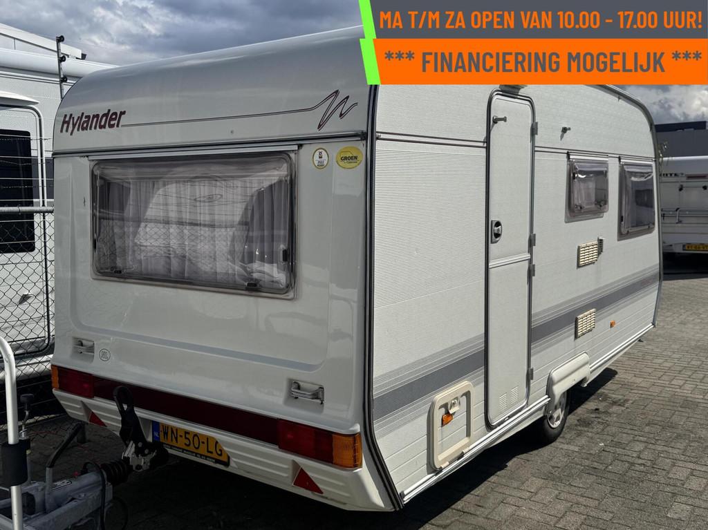 Hylander 390 VOORTENT + 4 PERS + WC, Caravans en Kamperen, Caravans, Overige merken, Bedrijf, Tot en met 3, 750 - 1000 kg