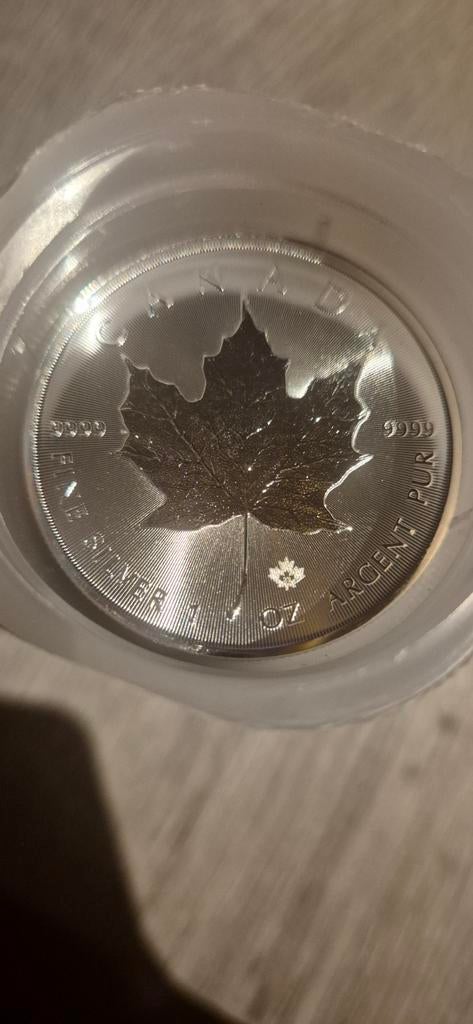 Maple Leaf 2023 Zilver 999 Speciale Jaaruitgave, Ophalen, Noord-Amerika, Losse munt, Zilver