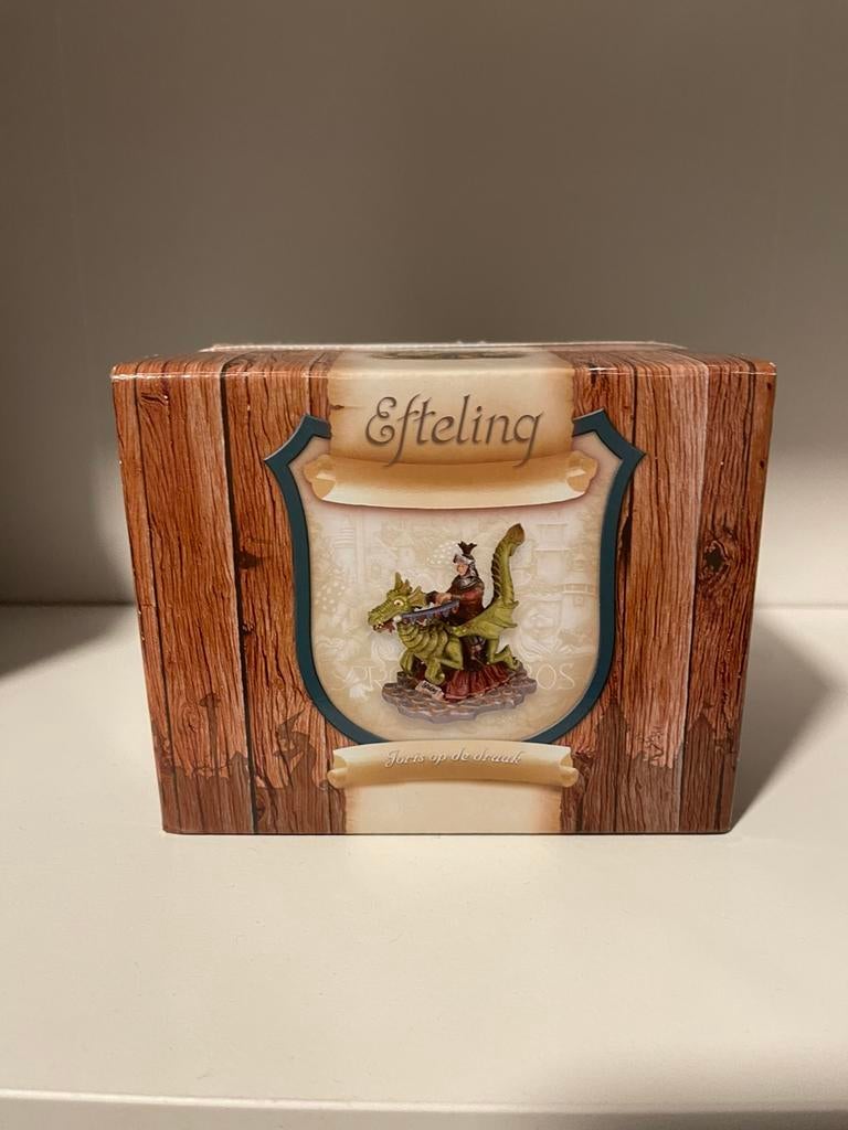 Joris op de draak efteling beeldje, Ophalen of Verzenden, Nieuw, Beeldje of Poppetje