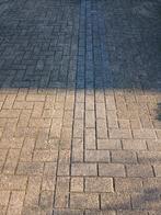 Gratis 10 duimers met natuursteen toplaag, Tuin en Terras, Tegels en Klinkers, Ophalen, Gebruikt, Klinkers, 10 m² of meer