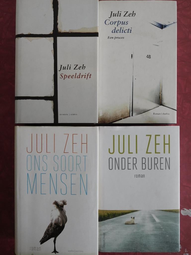 Juli Zeh Speeldrift Corpus delicti Ons soort mensen Onder, Boeken, Ophalen of Verzenden, Zo goed als nieuw