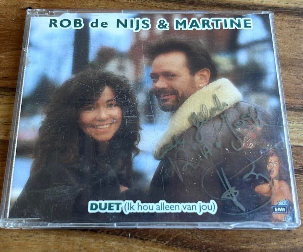 Single Rob de Nijs met handtekening, Cd's en Dvd's, Ophalen of Verzenden, Zo goed als nieuw, Levenslied of Smartlap