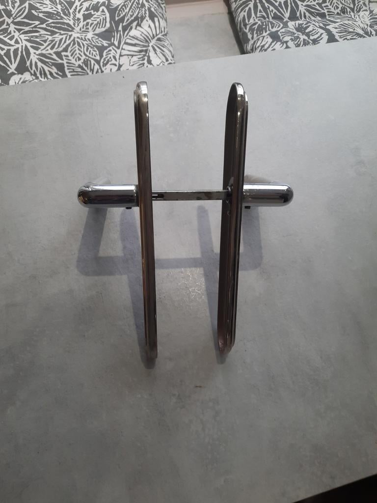 4 Deurklinken te koop, Ophalen, Gebruikt, Rvs, Klink of Kruk