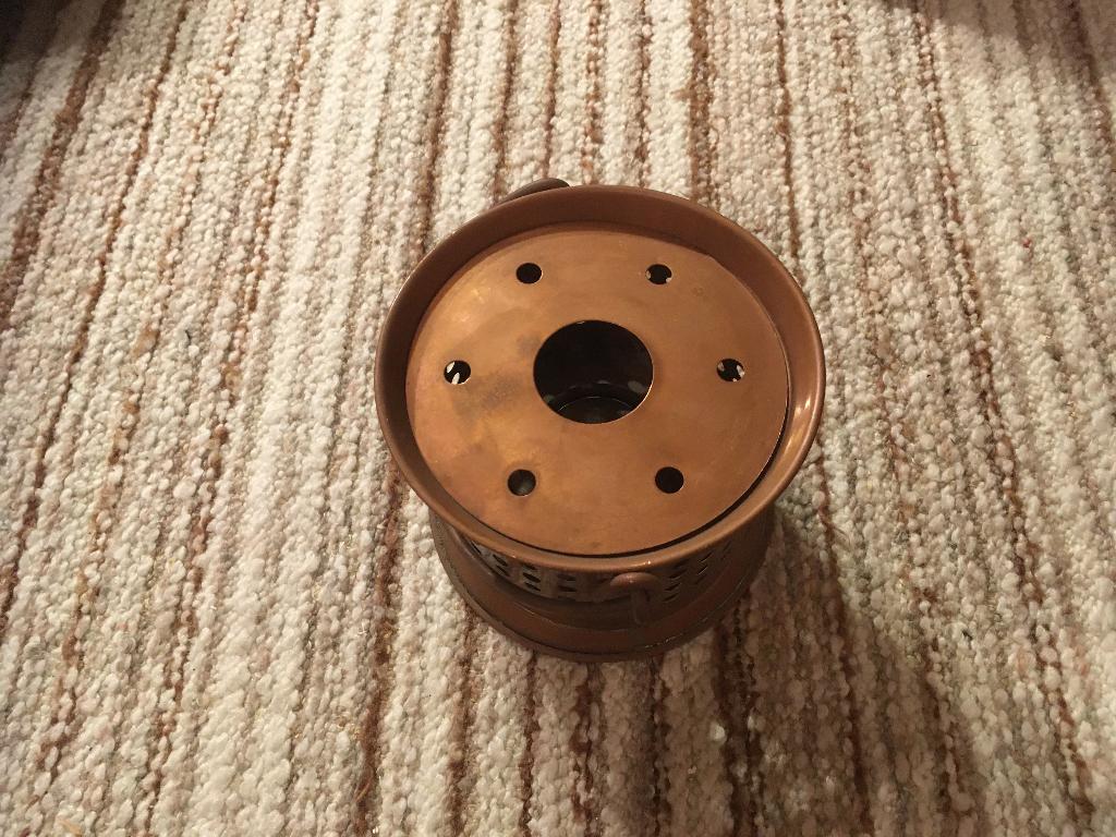 antiek theelicht, Ophalen of Verzenden, Zo goed als nieuw, Overige materialen, Minder dan 25 cm