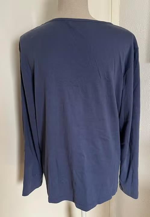Loree blauwe top maat 46[v], Kleding | Dames, Tops, Blauw, Maat 46/48 (XL) of groter, Ophalen of Verzenden, Zo goed als nieuw