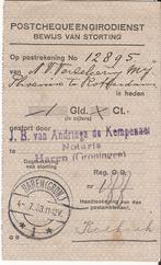 HAREN (GRON) 1933 Sortingsbew. V ANDRINGA d KEMPENAAR Notari, Verzamelen, Ansichtkaarten | Nederland, Verzenden, 1920 tot 1940