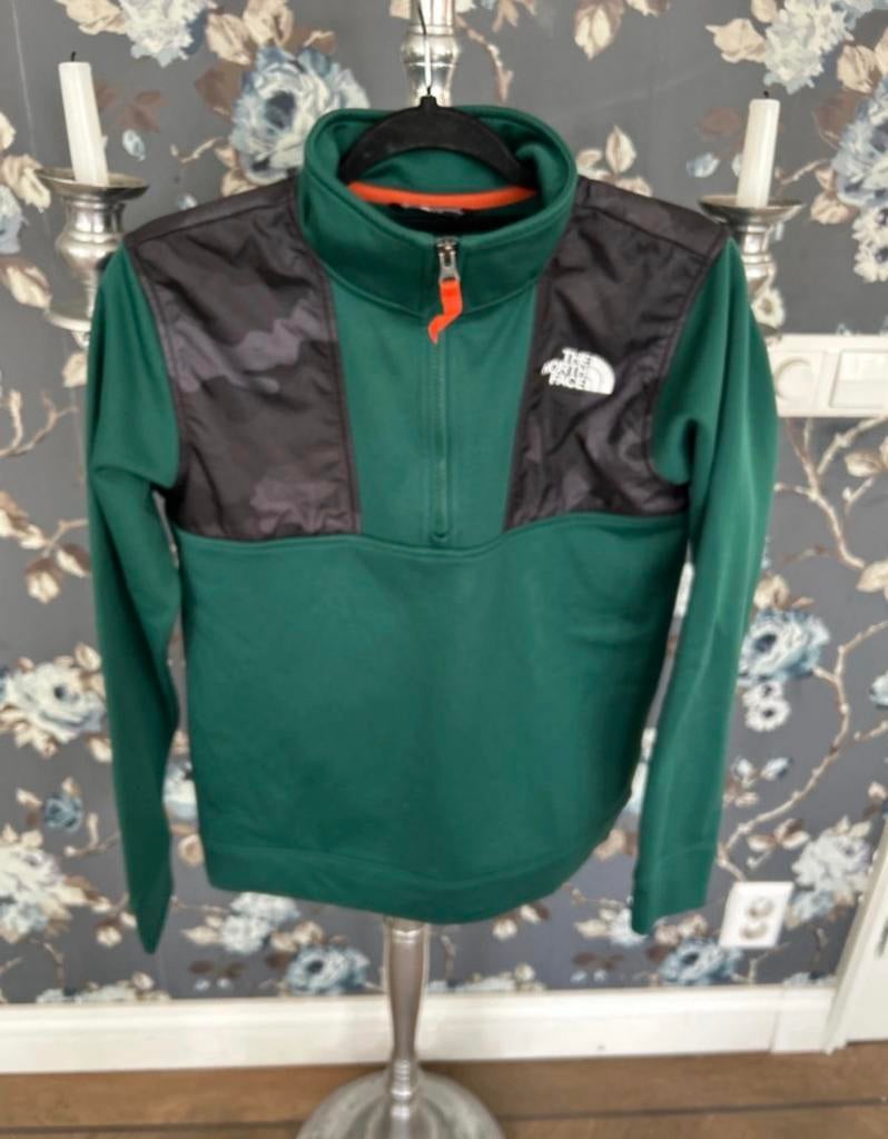 The North Face Trui Groen Maat XL jongens, Kinderen en Baby's, Kinderkleding | Maat 152, Ophalen of Verzenden, Gebruikt, Jongen