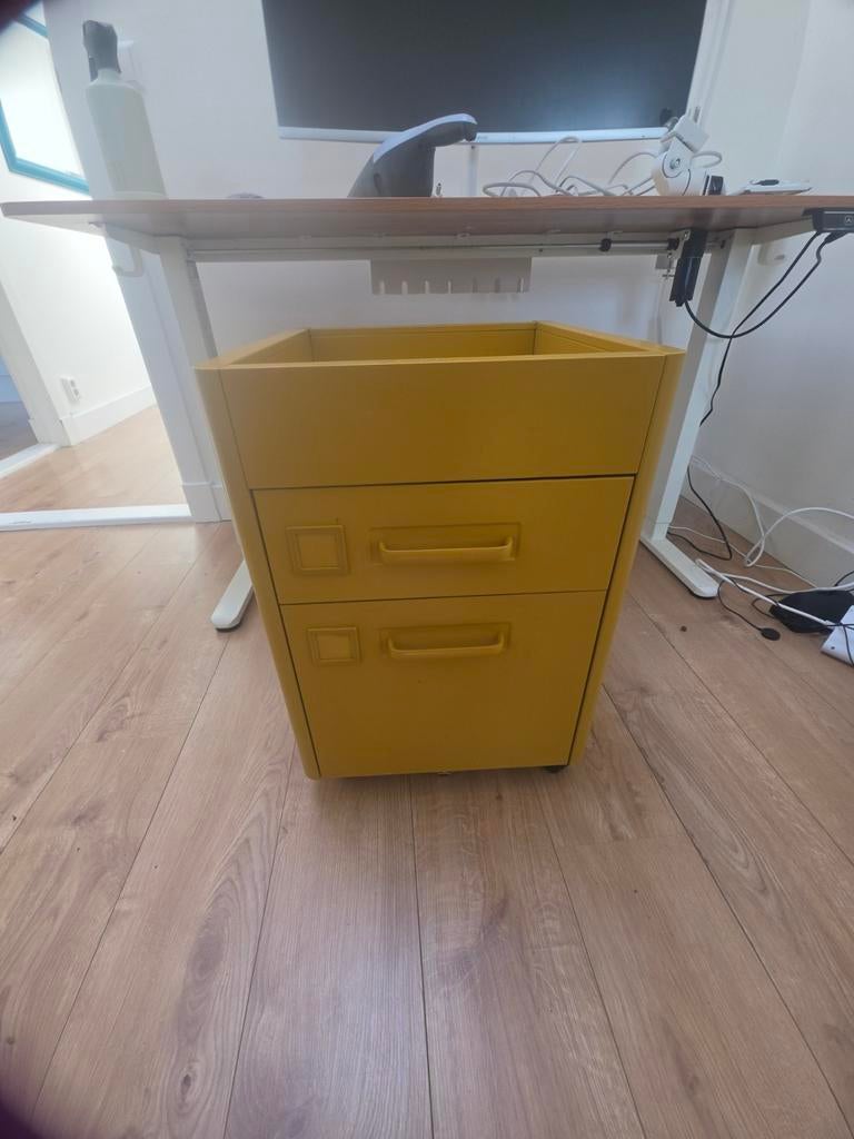 IKEA IDÅSEN Ladeblok op wielen | Mosterdgeel, Huis en Inrichting, Ophalen