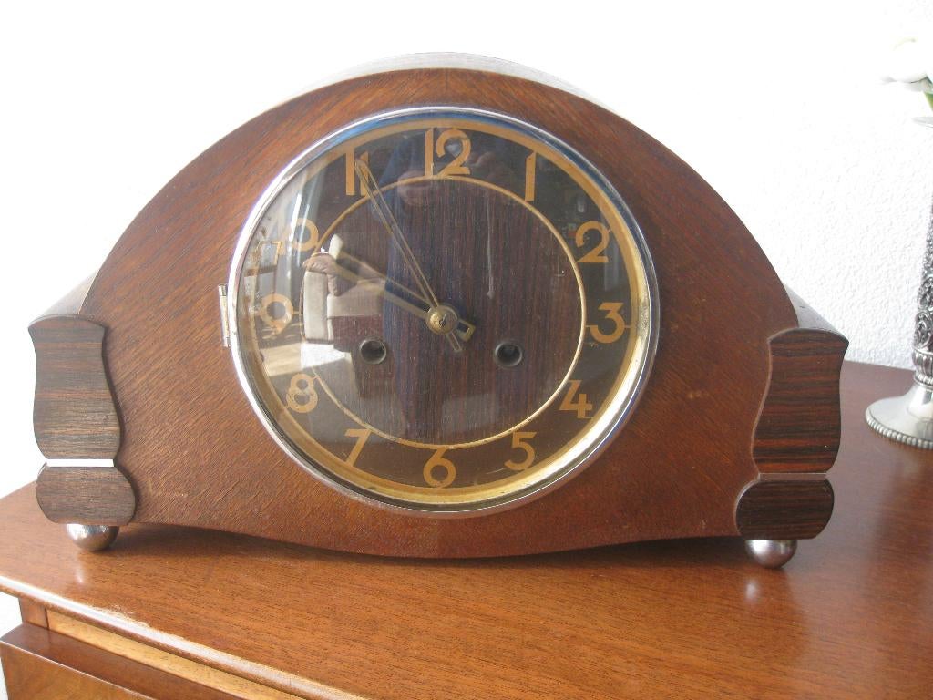 Oude klok, sleutel ontbreekt., Ophalen of Verzenden