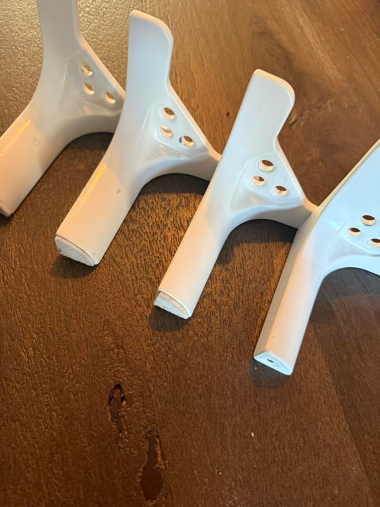 IKEA Besta Nannarp poten wit - 4 stuks, Ophalen of Verzenden, Zo goed als nieuw