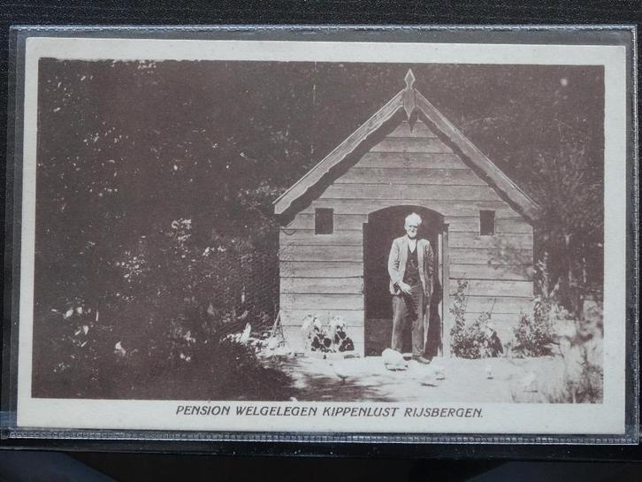RIJSBERGEN    Pension Welgelegen Kippenrust, Verzamelen, Ansichtkaarten | Nederland, Gelopen, Noord-Brabant, 1920 tot 1940, Ophalen of Verzenden