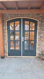 Hardhouten terrasdeuren met dubbelglas, Ophalen