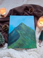 Zelfgemaakt Acrylschilderij op canvas, Minder dan 50 cm, Oorspronkelijke maker, Nieuw, Ophalen of Verzenden