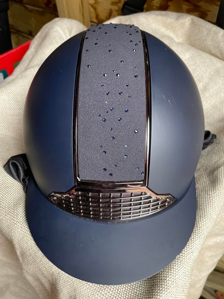 QHP paardrij helm s/m 55/57cm, Ophalen of Verzenden, Zo goed als nieuw, Dressuur, Cap