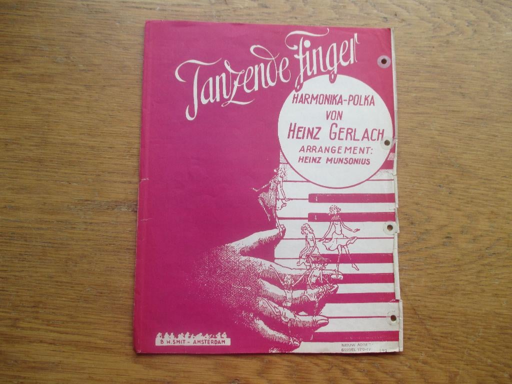 Tanzende finger - voor accordeon, Gebruikt, Les of Cursus, Ophalen of Verzenden, Populair