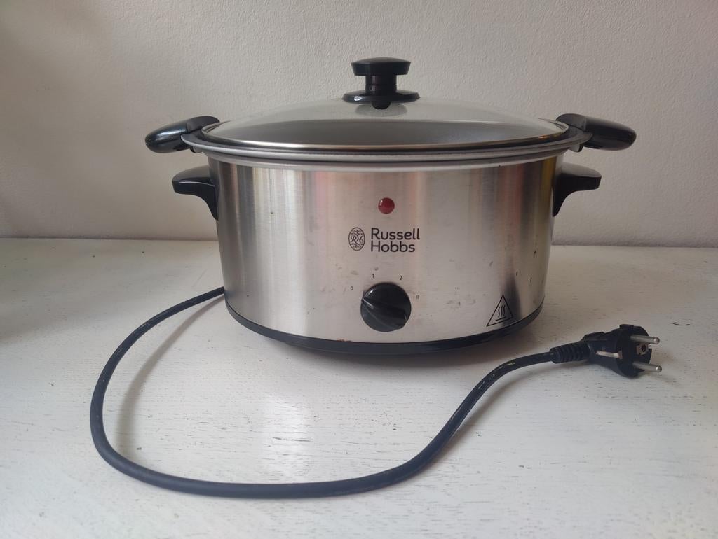 Russell Hobbs slowcooker, Witgoed en Apparatuur, Slowcookers, Ophalen, Timer, Gebruikt