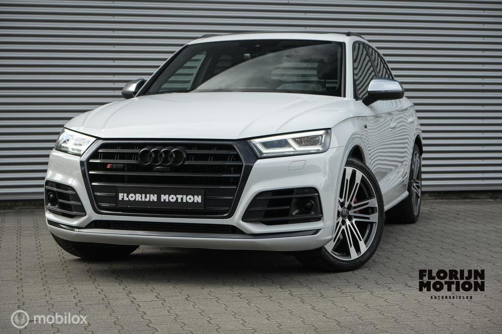 Audi SQ5 3.0 TFSI SQ5 quattro Pro Line Plus | Pano | Sfeer |, Auto's, Audi, Automaat, Gebruikt, 2995 cc, Wit