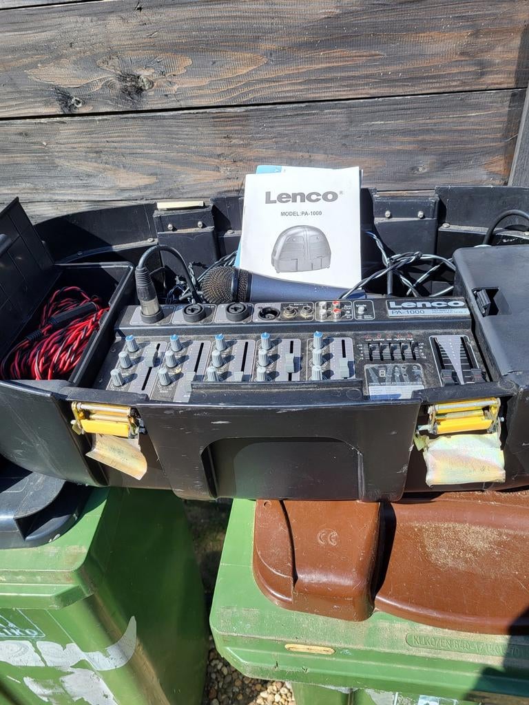 Mengpaneel. Met versterker en boxen, Ophalen, Overige Merken, Geen optische zoom