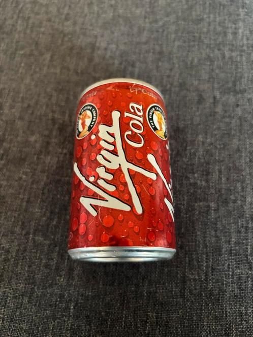 Zeldzaam Virgin Cola blikje 150 ml jaren 90 ongeopend, Verzamelen, Blikken, Zo goed als nieuw, Overige, Overige merken, Ophalen of Verzenden