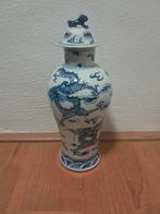 Porselein dekselpot - China - Draken - Kangxi merk, Ophalen of Verzenden