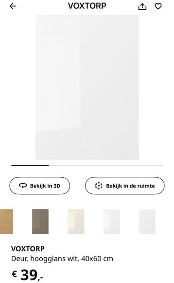 Ikea Voxtorp deurtjes