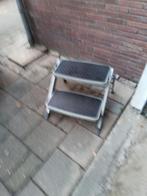 Opvouwbaar caravan opstapje xxl, Doe-het-zelf en Verbouw, Ladders en Trappen, Ophalen of Verzenden, Zo goed als nieuw, Minder dan 2 meter