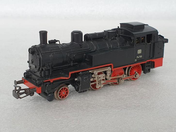 Marklin H0 3095: Stoomlocomotief DB 74 701, Hobby en Vrije tijd, Modeltreinen | H0, Gebruikt, Locomotief, Wisselstroom, Märklin