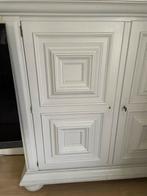 Lichtgrijze meidenkast - Opknapper met potentie!, Ophalen, Gebruikt, 150 tot 200 cm, 25 tot 50 cm