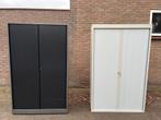 Hoge roldeurkast grijs en wit 195 x 120 x 47 cm archiefkast, Huis en Inrichting, Kasten | Roldeurkasten en Archiefkasten, Ophalen