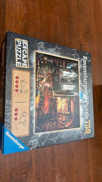 Ravensburger 759 puzzle Escape puzzel het drakenlaboratorium beschikbaar voor biedingen