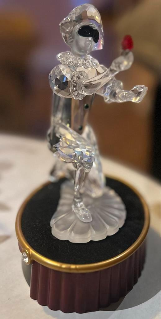 Swarovski Kristal Pierrot Figuur, Verzamelen, Swarovski, Zo goed als nieuw, Figuurtje, Ophalen
