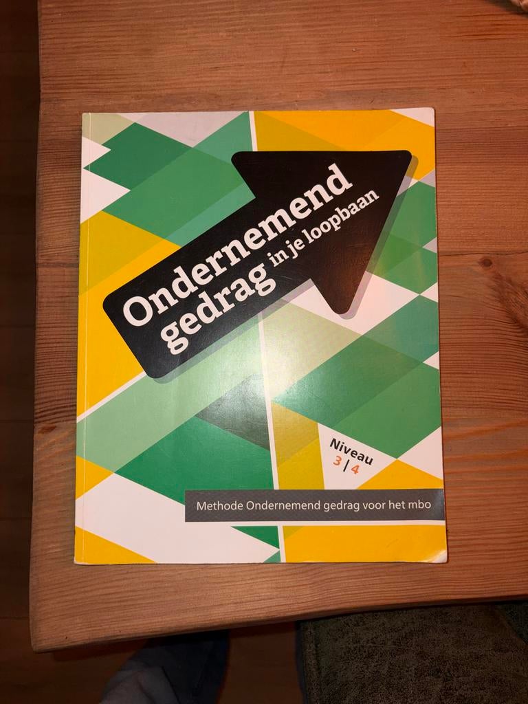 Ondernemend gedrag in je loopbaan - MBO, Boeken, Ophalen of Verzenden, Zo goed als nieuw, VMBO, Economie