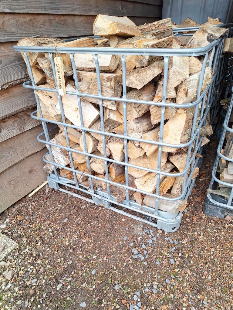 Droog Openhaardhout Eik, Beuk, Esdoorn, Minder dan 3 m³, Ophalen of Verzenden, Eikenhout, Blokken