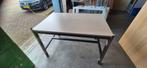 Nieuwe stoere tafel 140x80cm industrieel, Ophalen, Nieuw zonder verpakking, Tafel