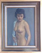 ==J Franken Pzn 1896-1977 == staand vrouwelijk naakt ==, Antiek en Kunst, Kunst | Schilderijen | Klassiek, Ophalen of Verzenden