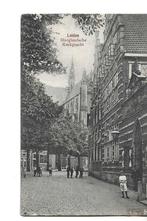 leiden  1909  hooglandsche kerkstraat, Verzenden, Voor 1920, Gelopen, Zuid-Holland
