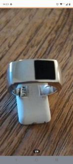 Zilveren Ring met Onyx - NIEUW, 19 tot 20, Ophalen of Verzenden, Zo goed als nieuw, Dame of Heer