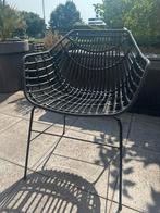 Buitenstoelen (2 stuks) zwart rotan, Ophalen, Kunststof