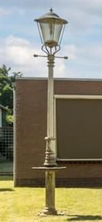 Lantaarnpaal / gietijzer / oude, Tuin en Terras, Buitenverlichting, Ophalen, Gebruikt, Staande lamp, 50 tot 250 watt