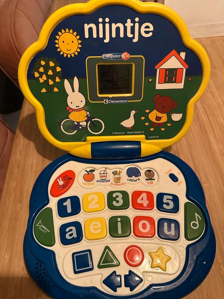 Nijntje Laptop met Geluid & Beeld - Leerzaam!, Kinderen en Baby's, Speelgoed | Educatief en Creatief, Gebruikt, Elektronica, Met licht
