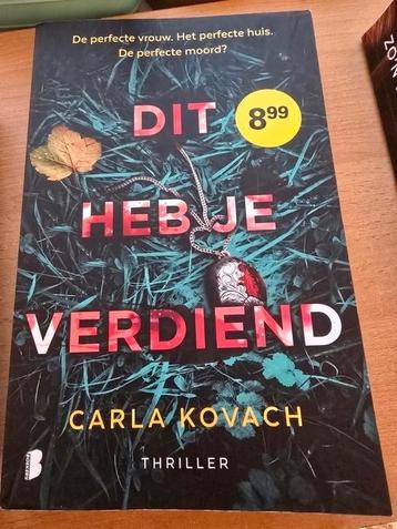 Carla kovach Dit heb je verdiend  beschikbaar voor biedingen