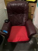 Elektrische relax en sta-op stoel van cumulus., Huis en Inrichting, Fauteuils, Ophalen, Gebruikt, Leer