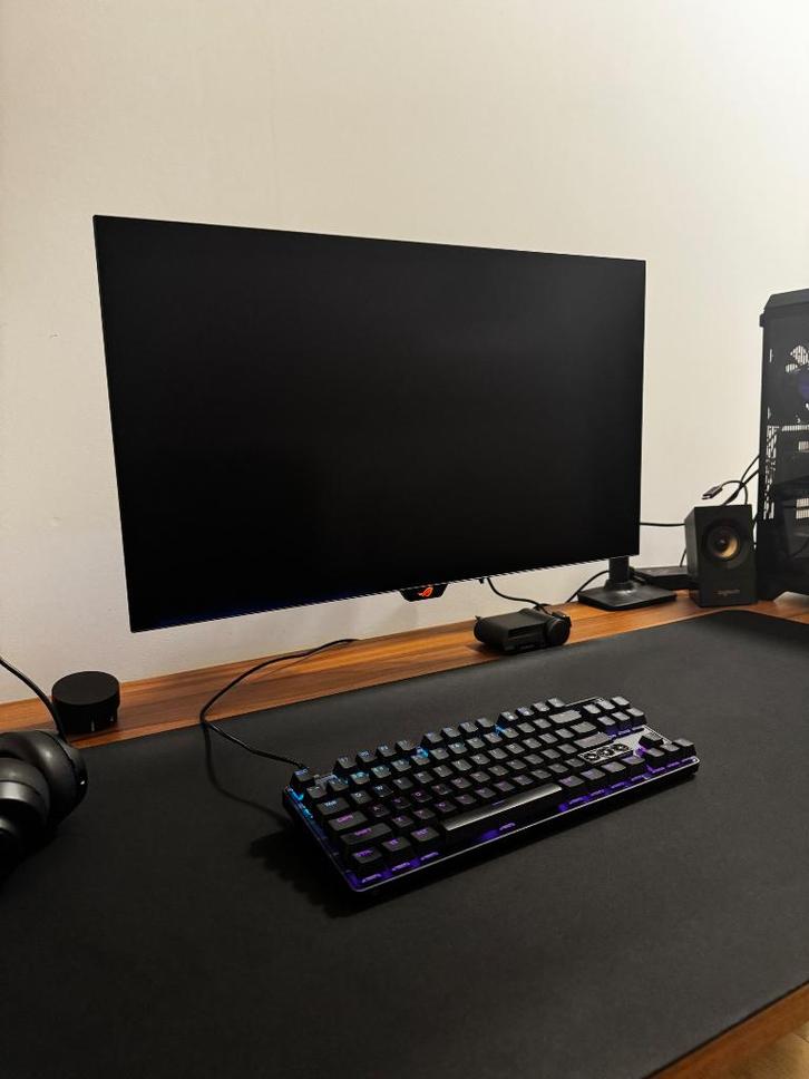 ASUS ROG Swift OLED PG32UCDP 32" 4K, Computers en Software, Monitoren, Gebruikt, 201 Hz of meer, DisplayPort, HDMI, USB-C, Gaming