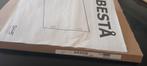 Deur/ladenfront IKEA BESTA LAPPVIKEN Wit. Nieuw in Doos, Ophalen, Wit, Nieuw, 50 tot 100 cm