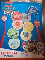 LETTERPUZZEL VAN PAW PATROL IN COMPLETE EN NETTE STAAT, Ophalen of Verzenden, 10 tot 50 stukjes, Zo goed als nieuw