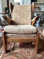Doorleefde opa of oma stoel, Huis en Inrichting, Stoelen, Ophalen, Hout, Gebruikt, Overige kleuren
