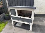 Konijnenhok, Dieren en Toebehoren, Knaagdieren en Konijnen | Hokken en Kooien, Ophalen, Gebruikt, Hamster, 90 cm of meer