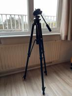 Manfrotto 074B Statief, Audio, Tv en Foto, Fotografie | Statieven en Balhoofden, Gebruikt, 175 cm of meer, Met balhoofd, Ophalen of Verzenden