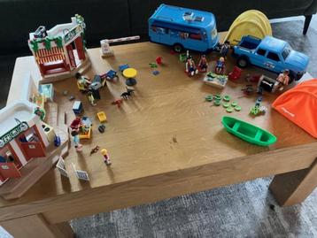 playmobil camping met auto en caravan beschikbaar voor biedingen